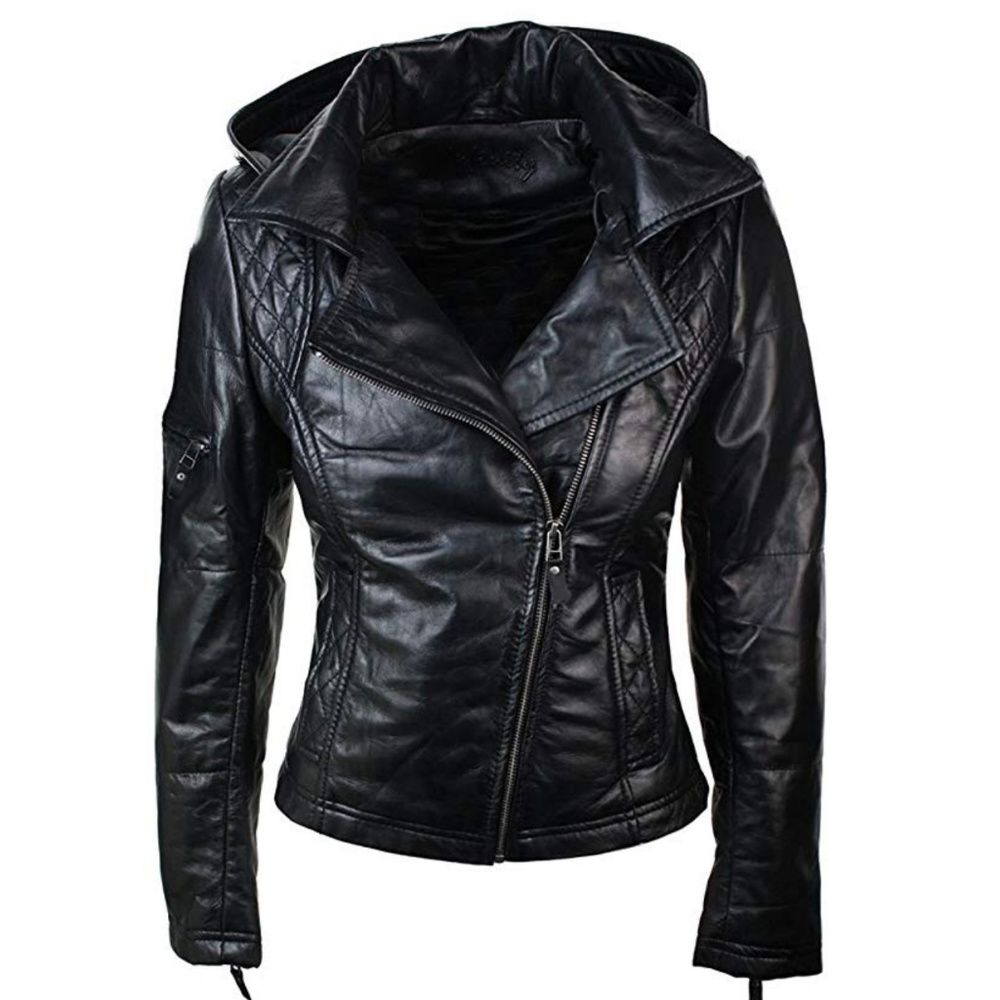 Avatrix Infinity Retro Biker Leather Jacket S